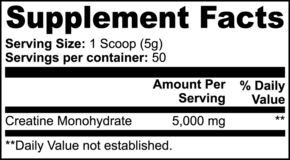 Creatine Monohydrate | BLOOD THIRSTY